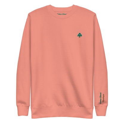 Cedar Embroidery Men's Sweatshirt