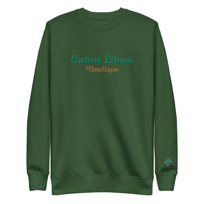 Script Embroidery Men's Sweatshirt