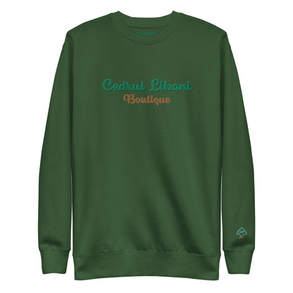 Script Embroidery Women's Sweatshirt