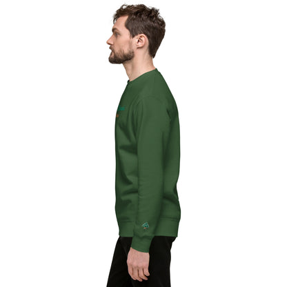 Script Embroidery Men's Sweatshirt