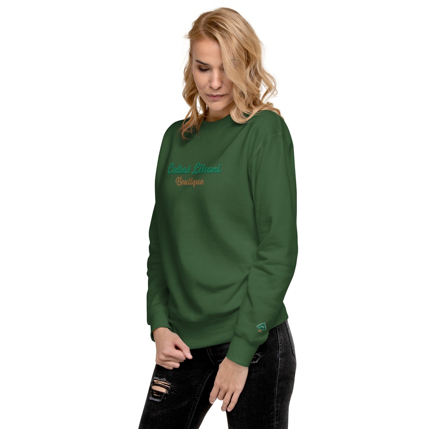 Script Embroidery Women's Sweatshirt