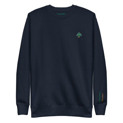 Cedar Embroidery Women's Sweatshirt