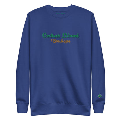 Script Embroidery Women's Sweatshirt