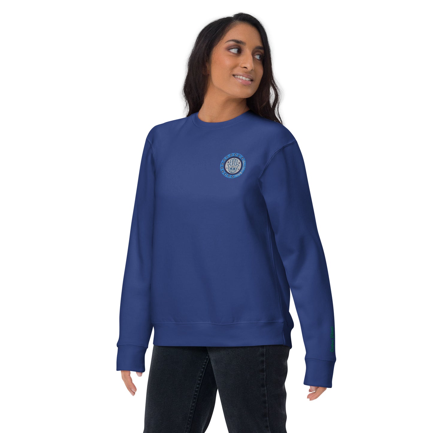 Hamsa Embroidery Women's Sweatshirt