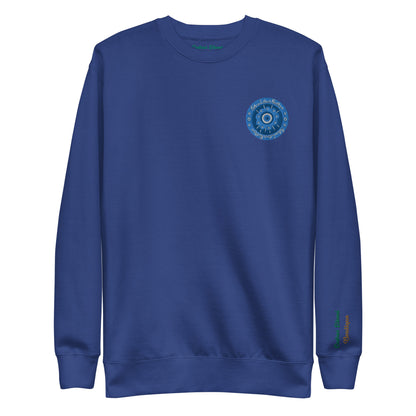 Evil Eye Flower Embroidery Women's Sweatshirt