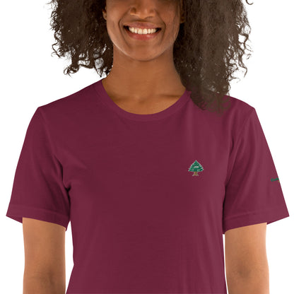 Cedar Embroidery Women's T-Shirt