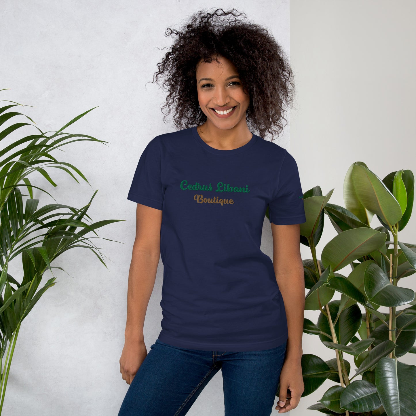 Script Embroidery Women's T-Shirt