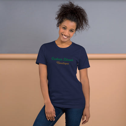 Script Embroidery Women's T-Shirt