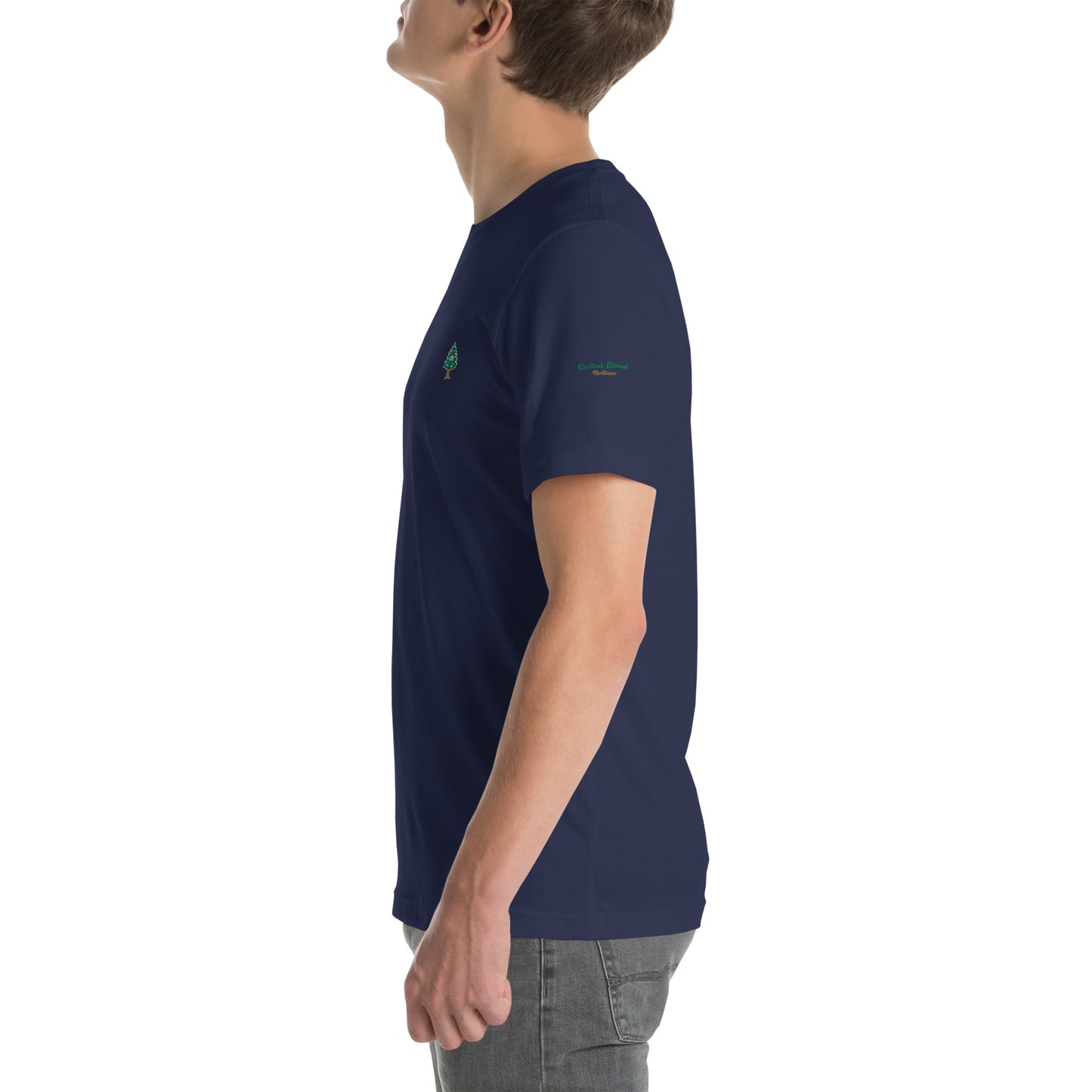 Cedar Embroidery Men's T-Shirt