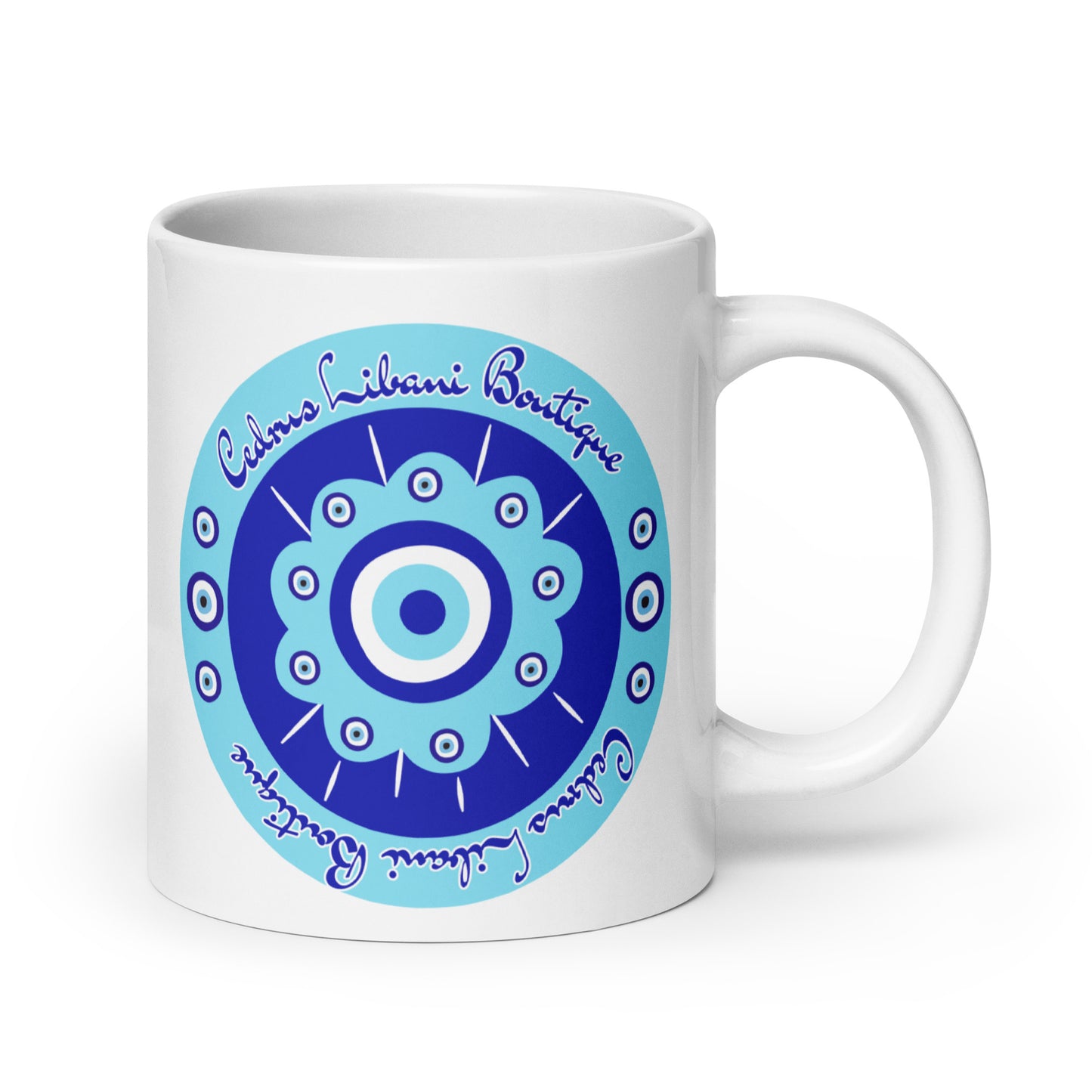 Evil Eye Flower Mugs