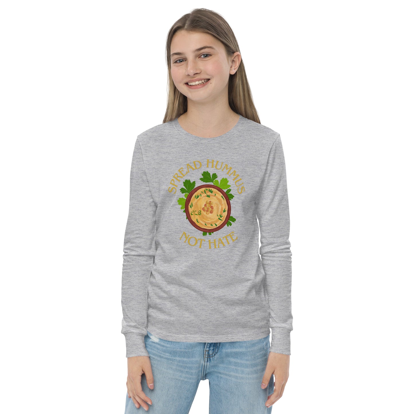 Hummus Spread Youth Long Sleeve