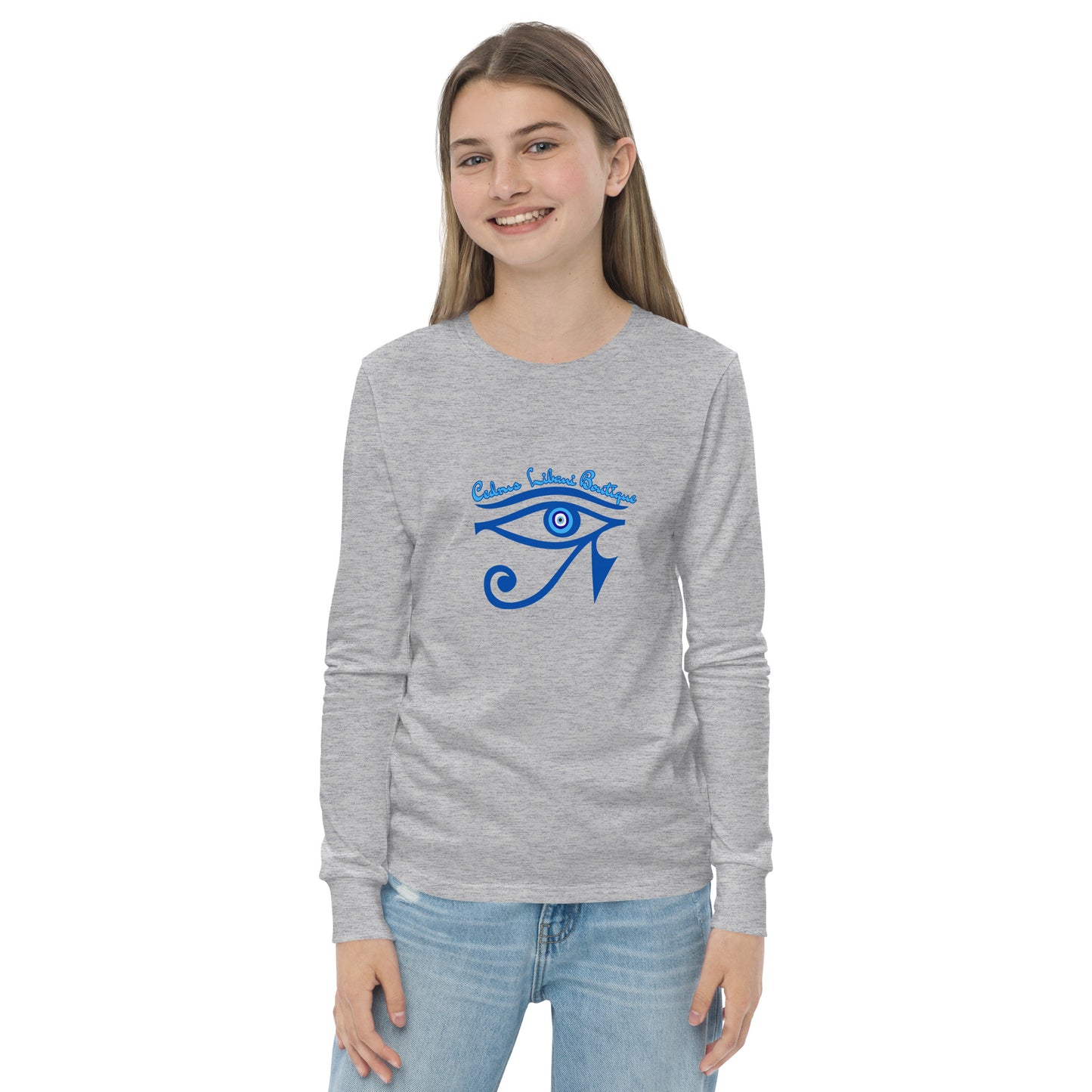 Horus Embroidery Youth Long Sleeve