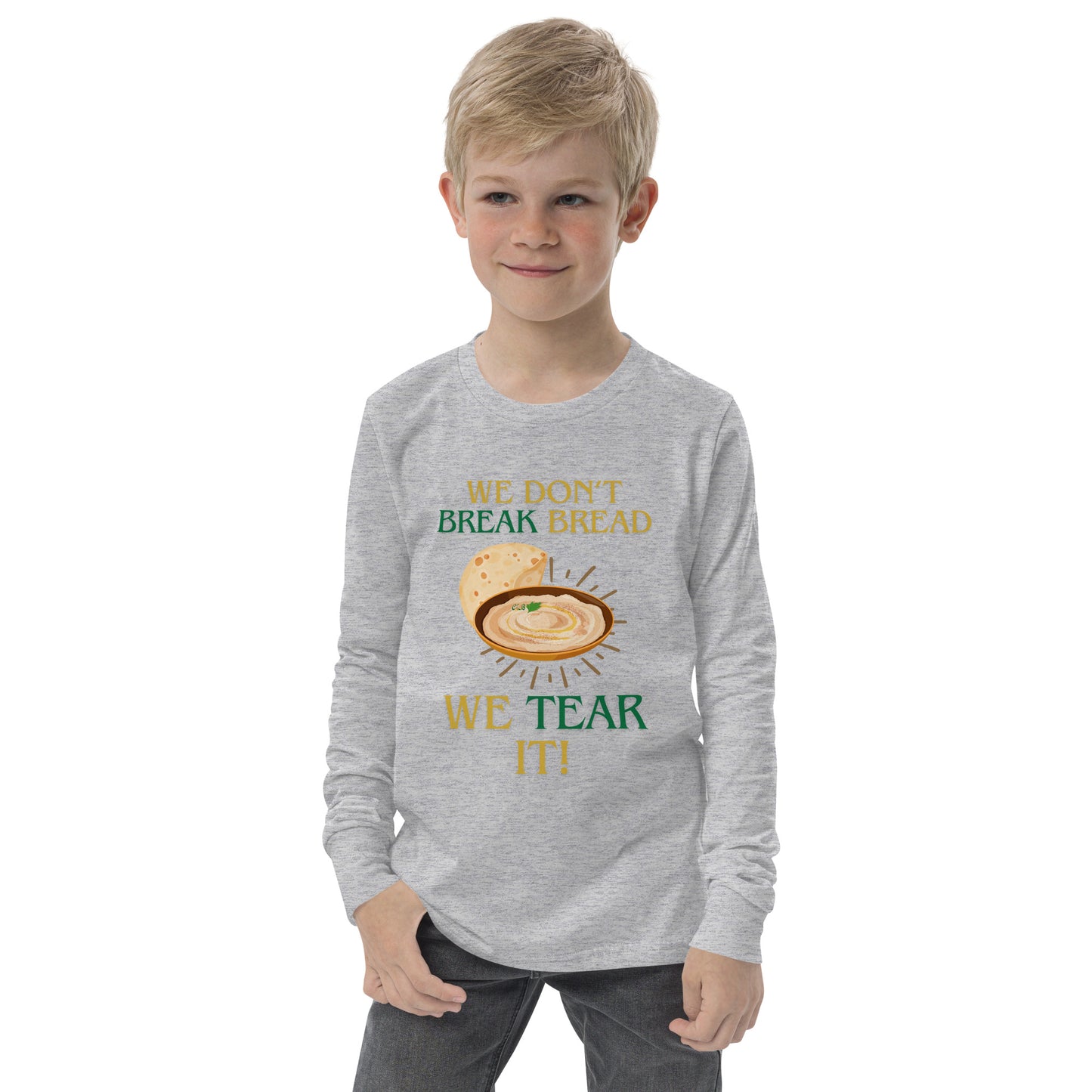 Hummus Pita Youth Long Sleeve