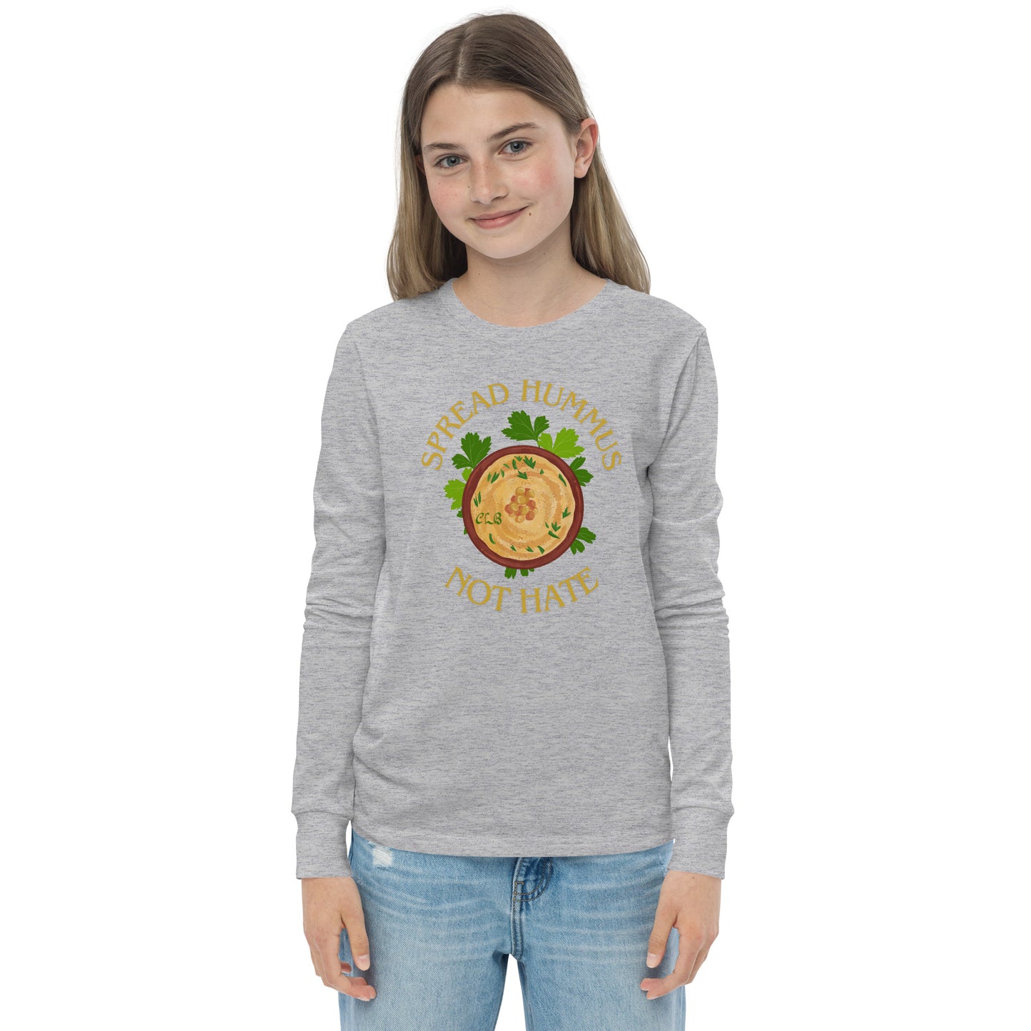 Hummus Spread Youth Long Sleeve