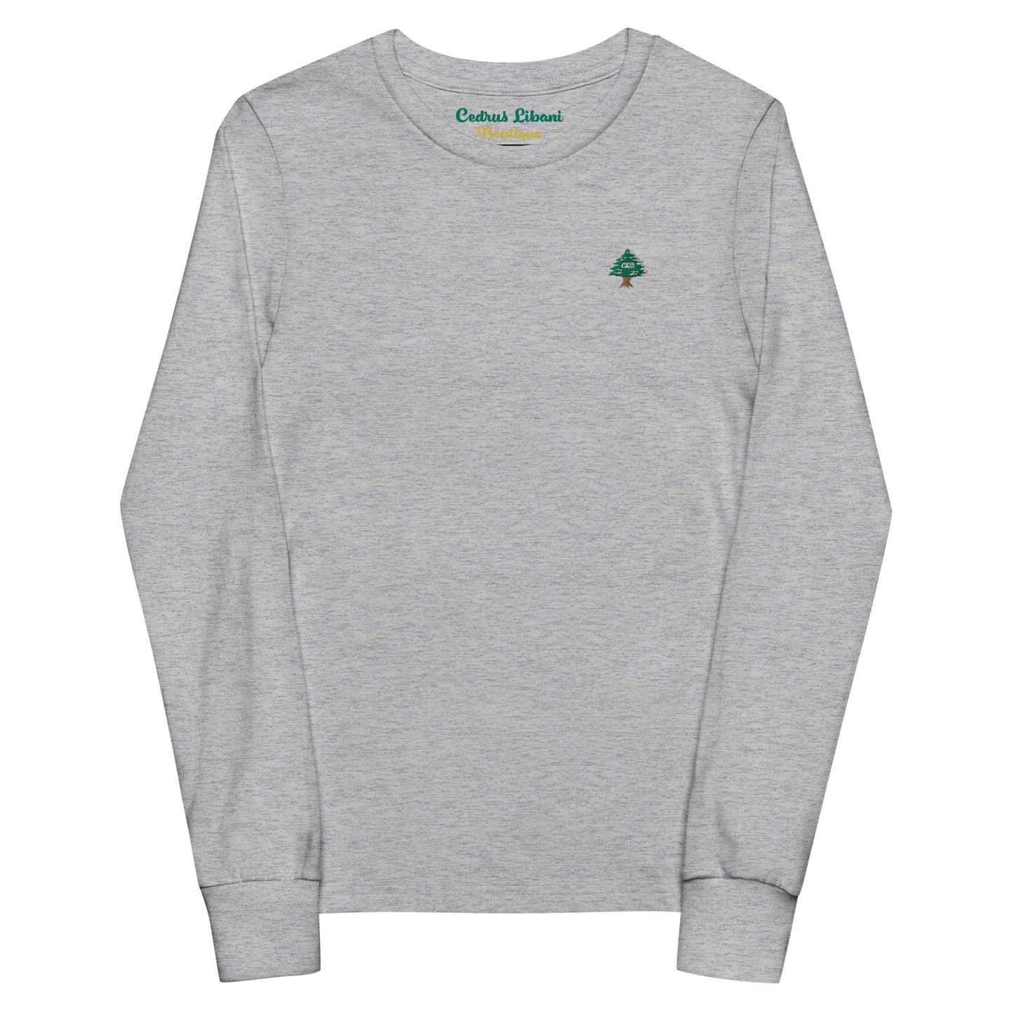 Cedar Embroidery Youth Long Sleeve