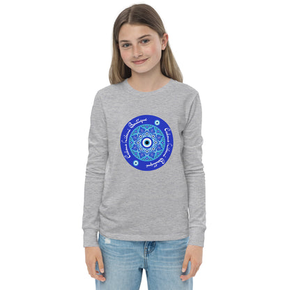 Evil Eye Mosaic Youth Long Sleeve