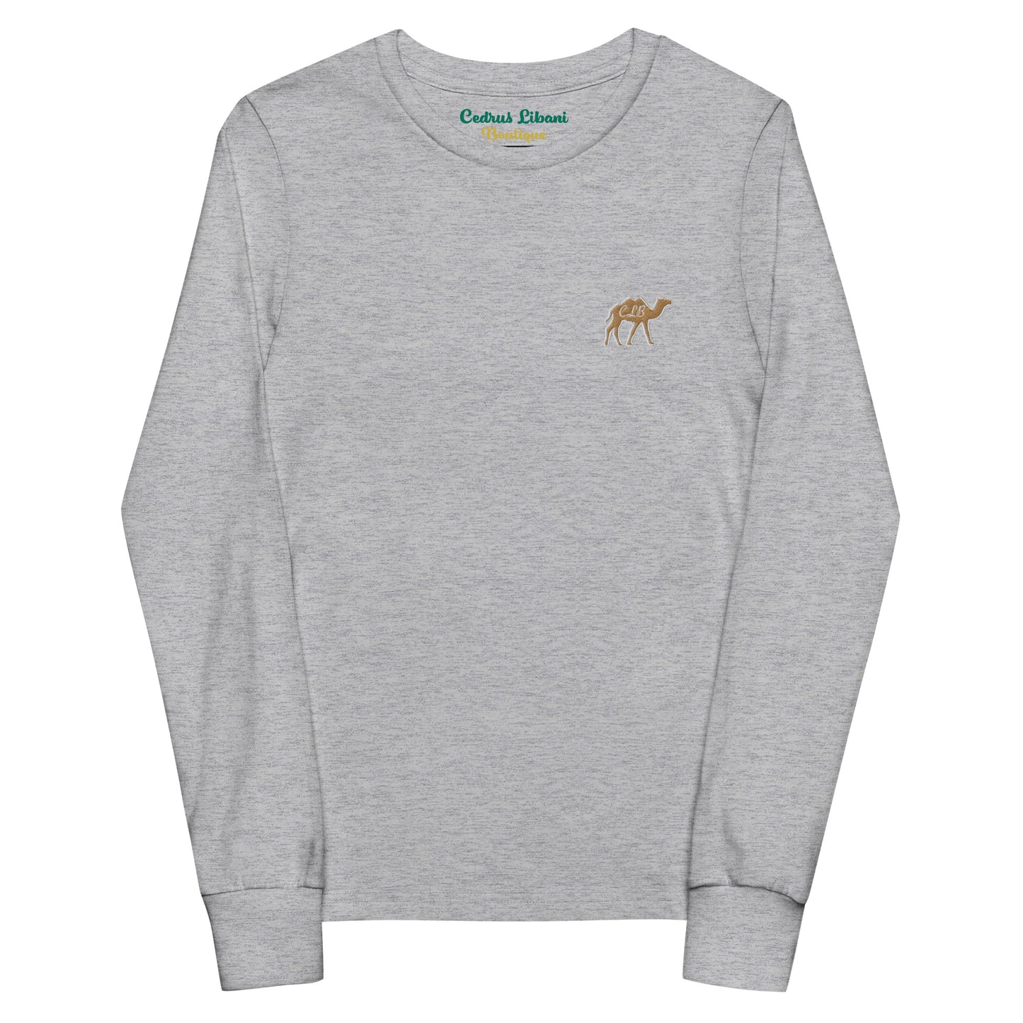 Camelus Embroidery Youth Long Sleeve