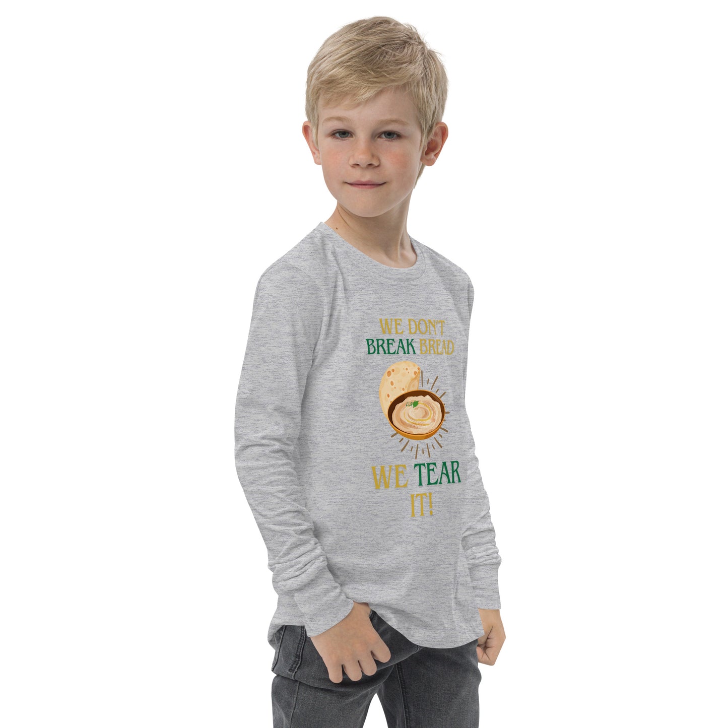 Hummus Pita Youth Long Sleeve