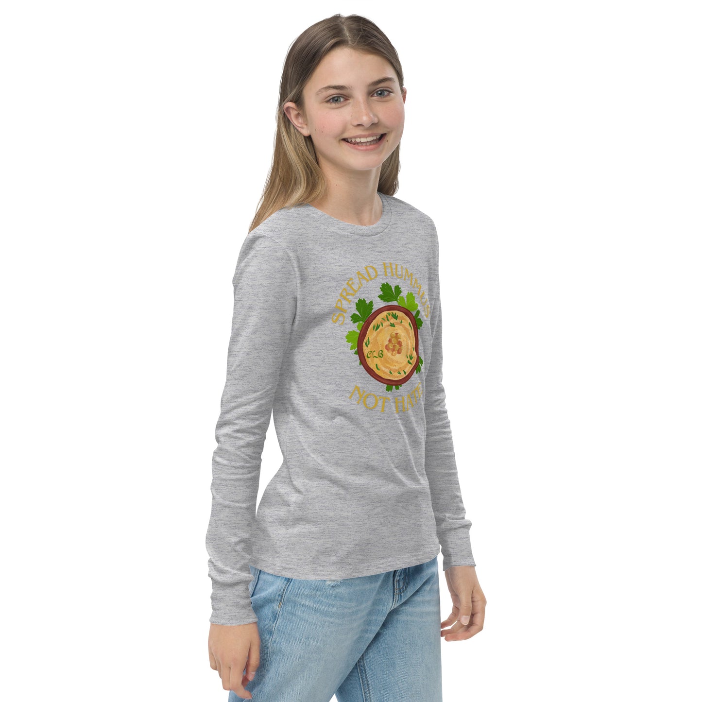 Hummus Spread Youth Long Sleeve