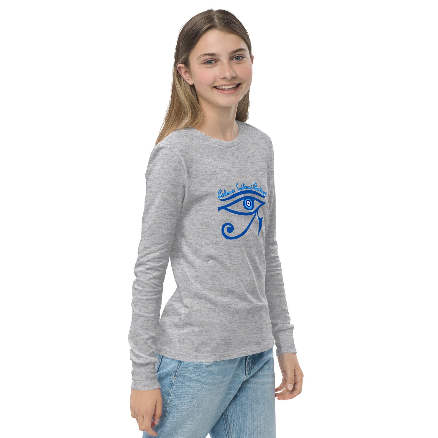 Horus Embroidery Youth Long Sleeve