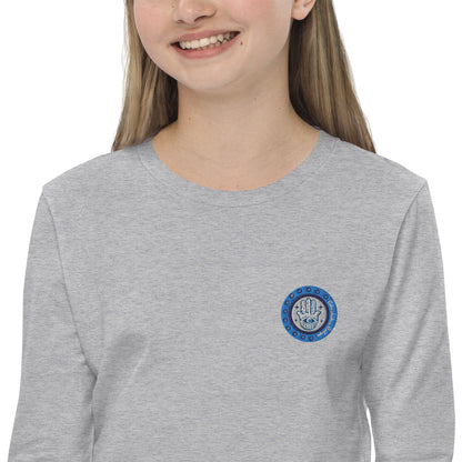 Hamsa Embroidery Youth Long Sleeve