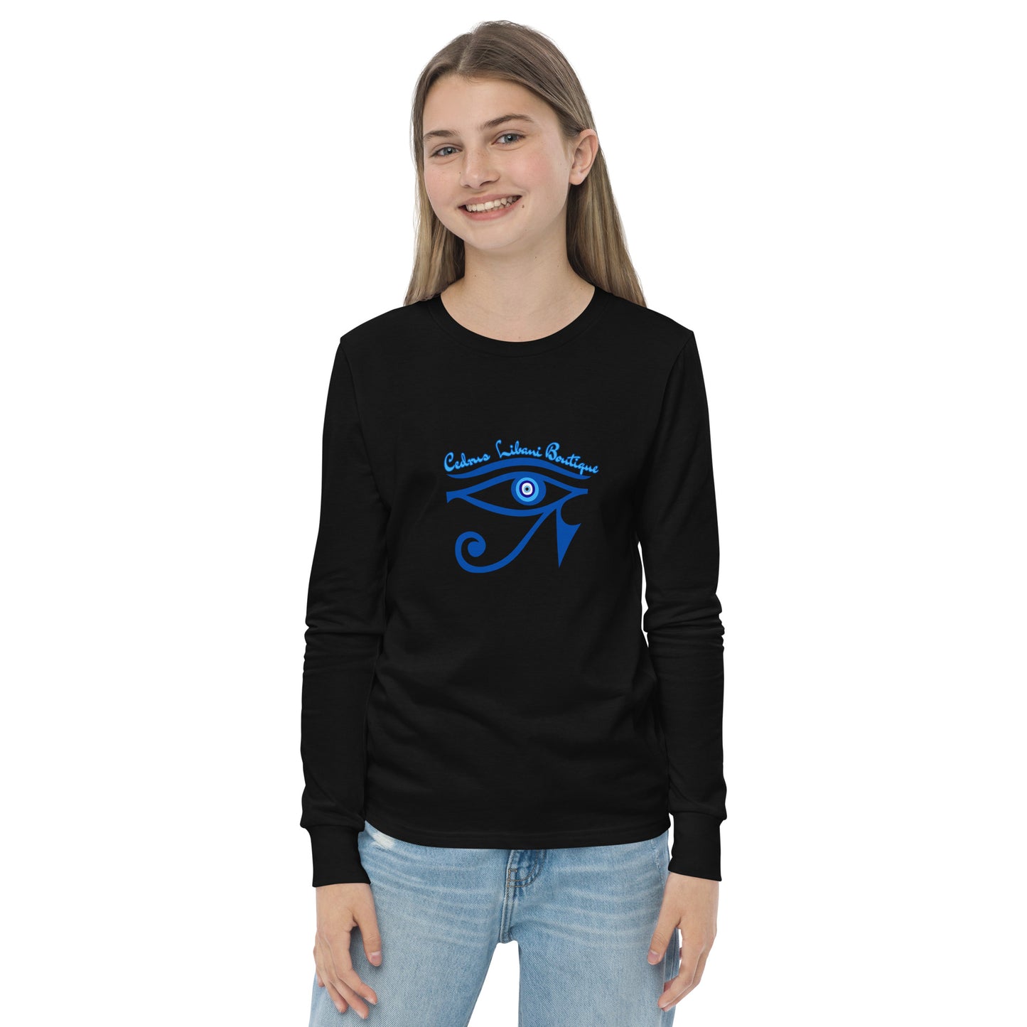 Horus Embroidery Youth Long Sleeve