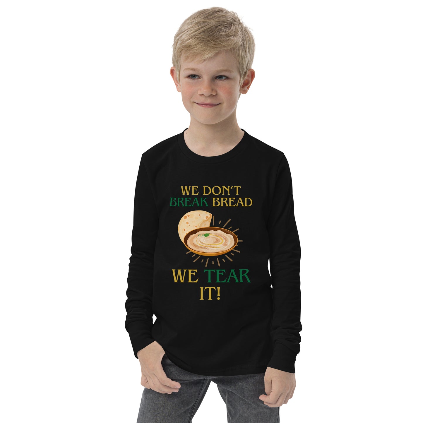 Hummus Pita Youth Long Sleeve