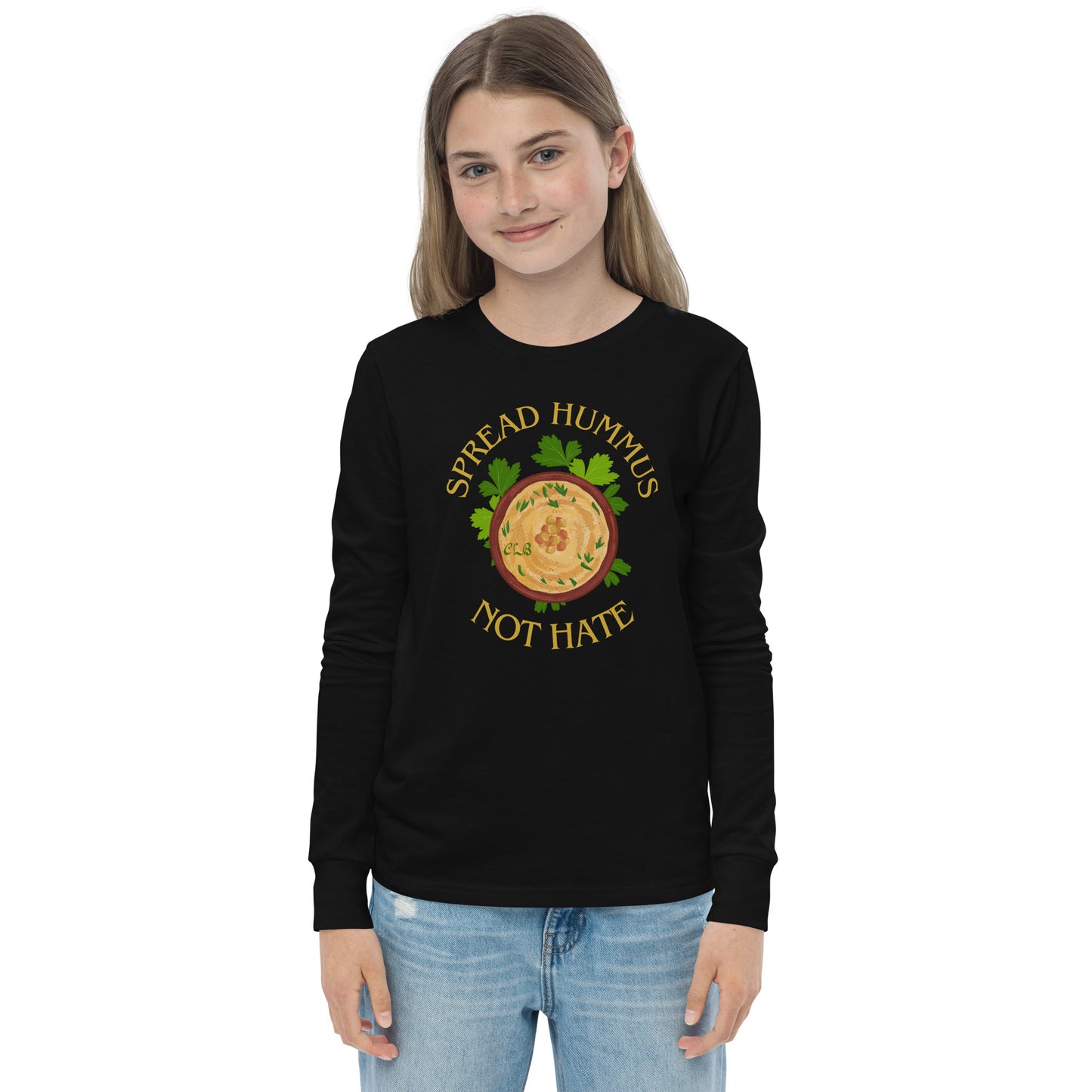 Hummus Spread Youth Long Sleeve