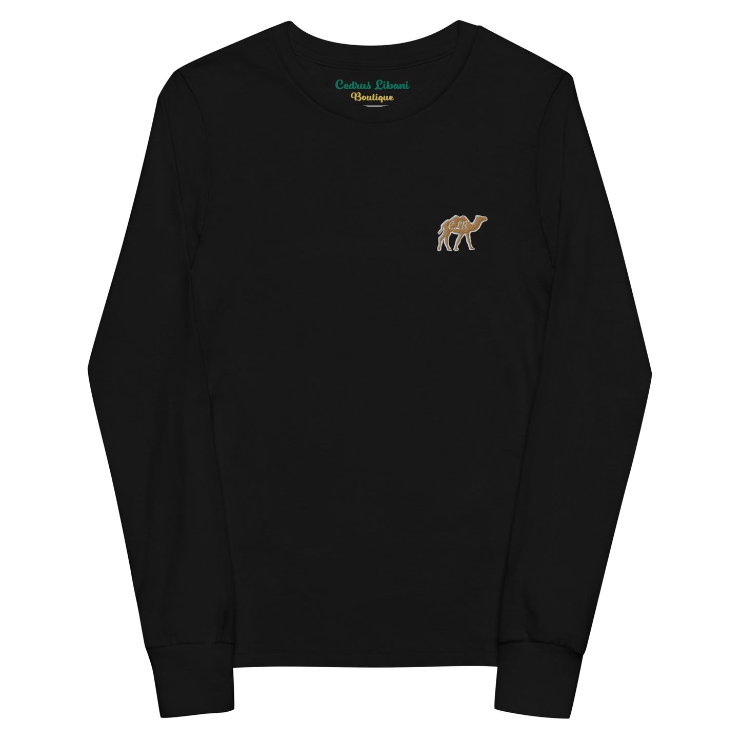 Camelus Embroidery Youth Long Sleeve