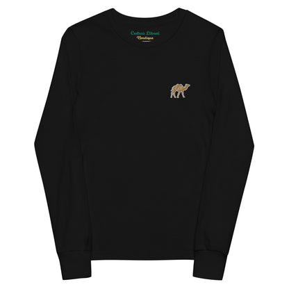 Camelus Embroidery Youth Long Sleeve