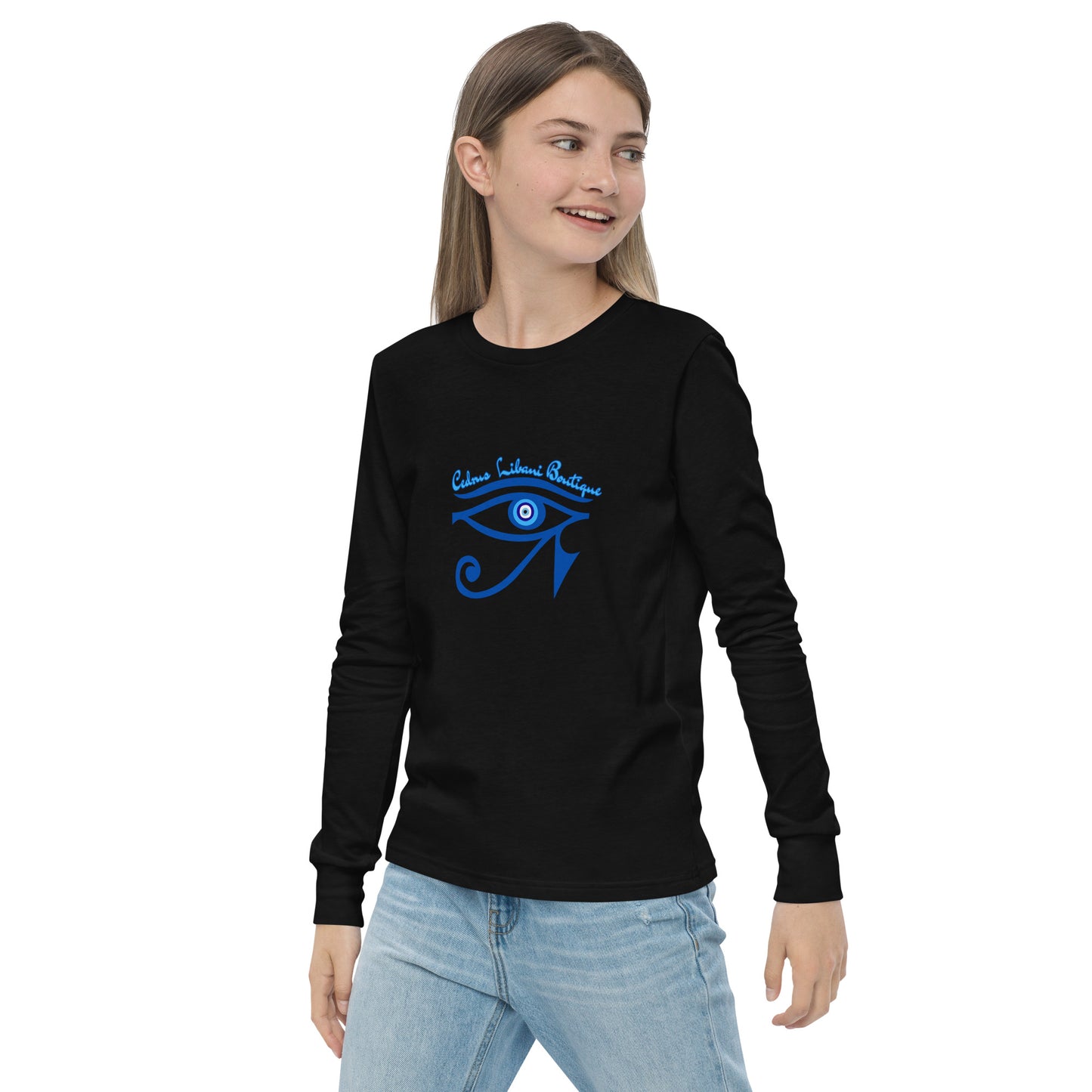 Horus Embroidery Youth Long Sleeve