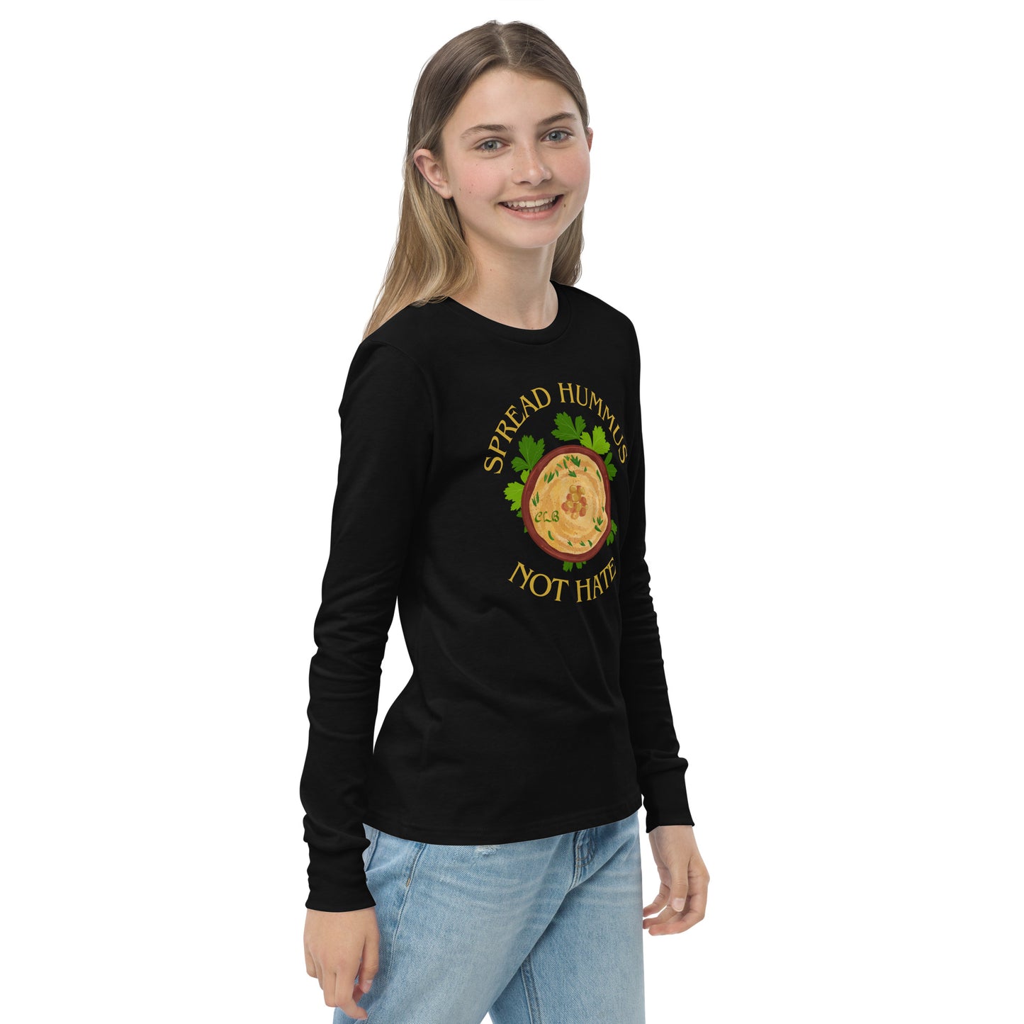 Hummus Spread Youth Long Sleeve