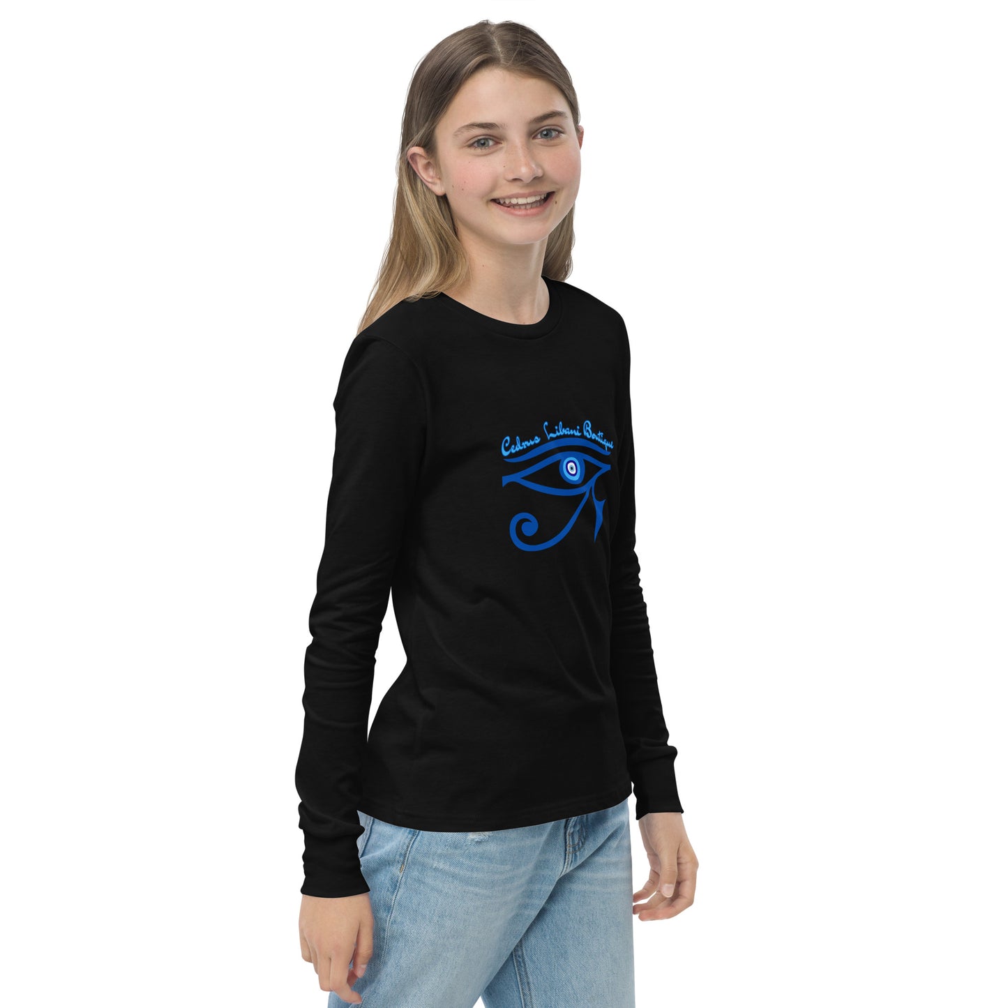 Horus Embroidery Youth Long Sleeve