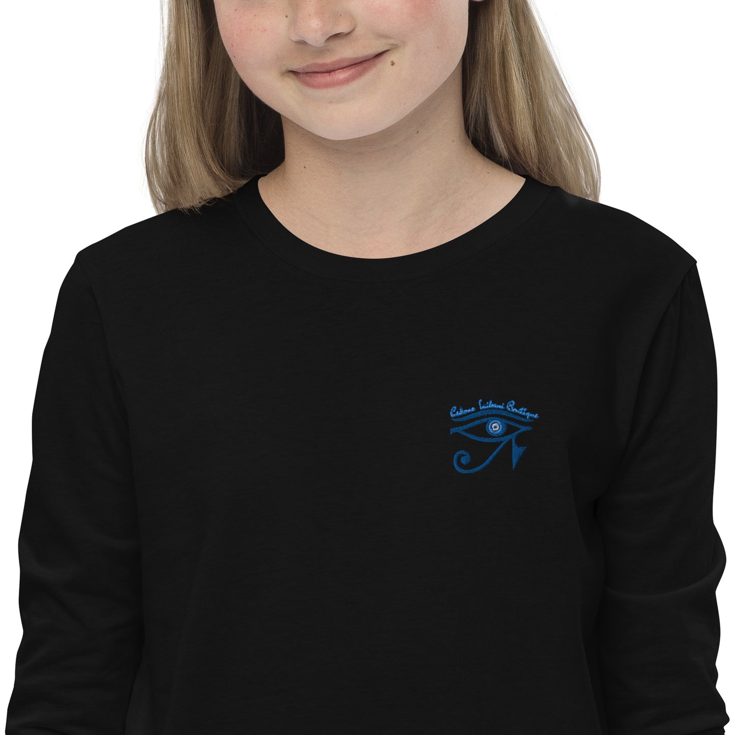 Horus Embroidery Youth Long Sleeve