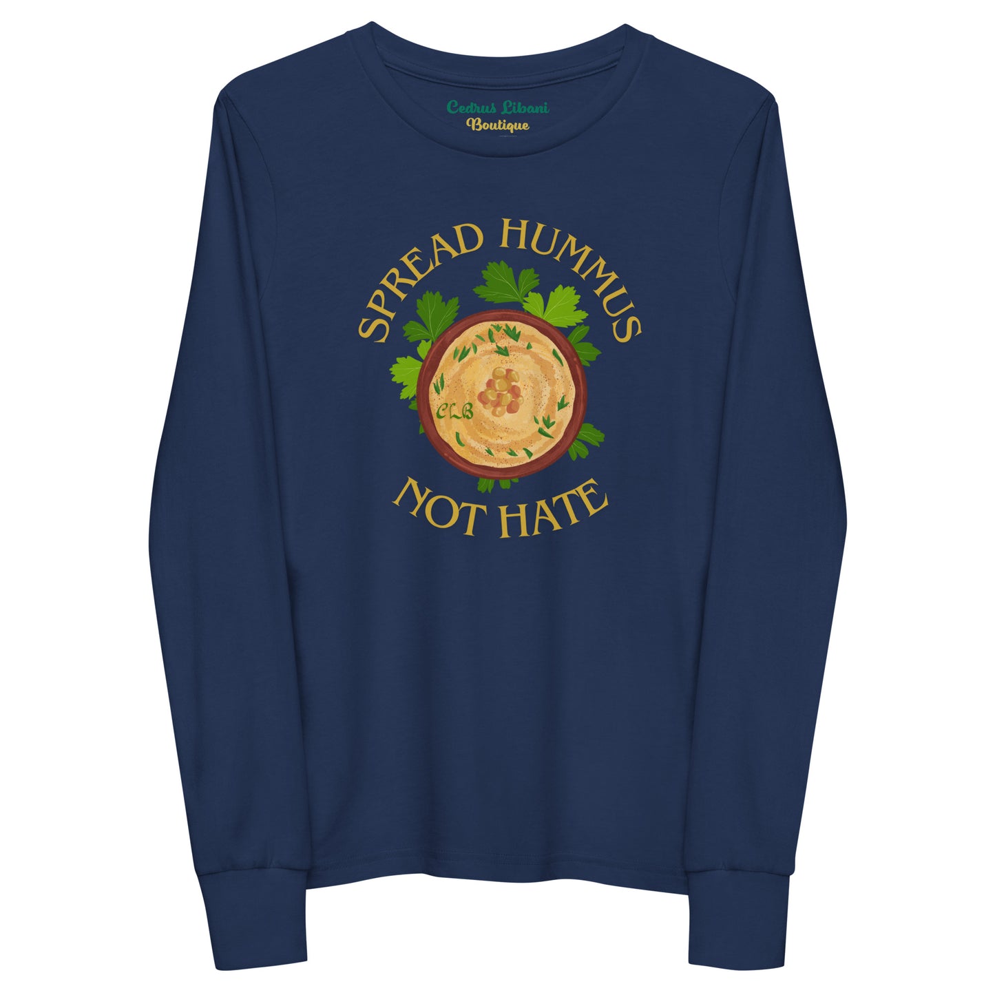 Hummus Spread Youth Long Sleeve