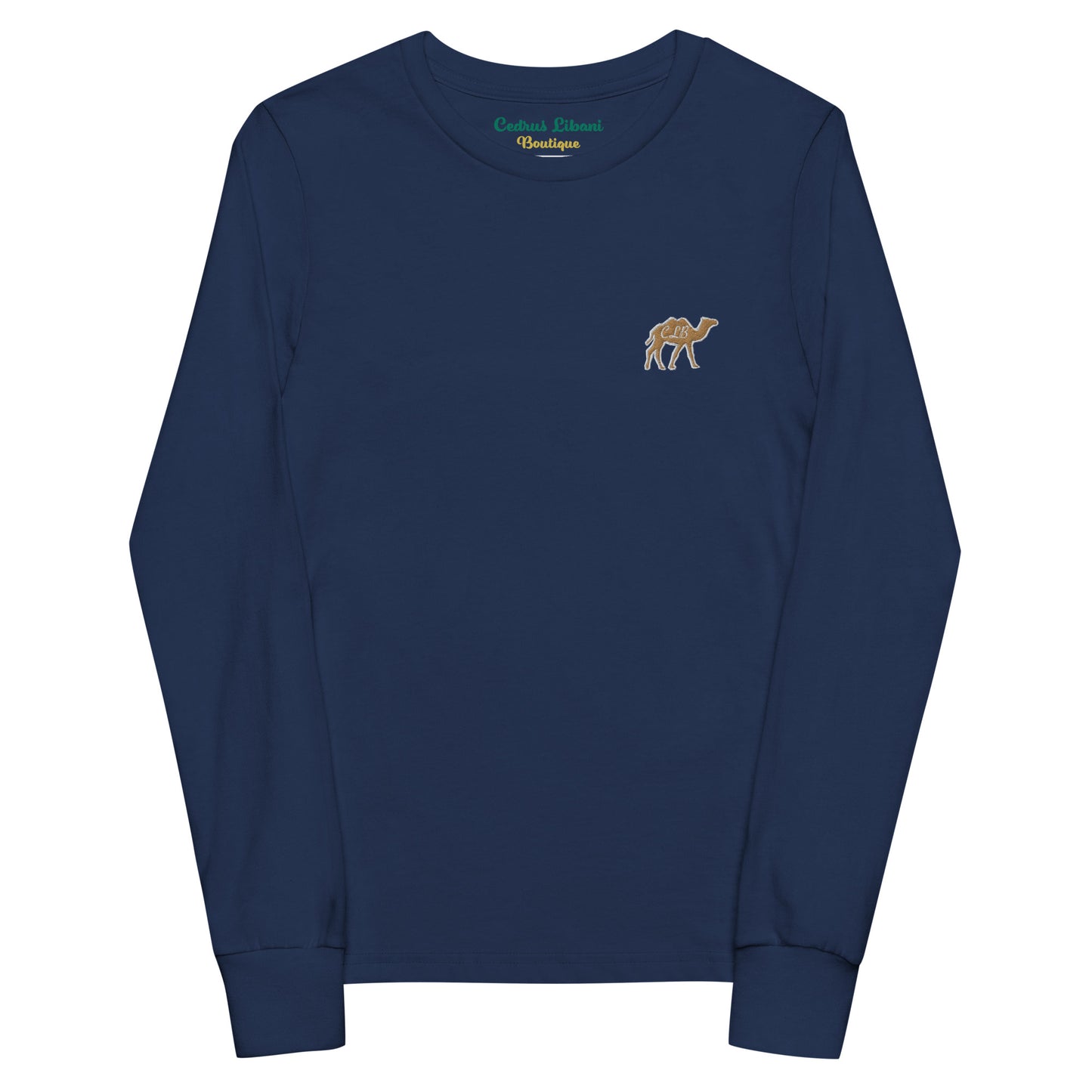 Camelus Embroidery Youth Long Sleeve