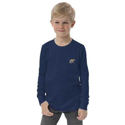 Camelus Embroidery Youth Long Sleeve