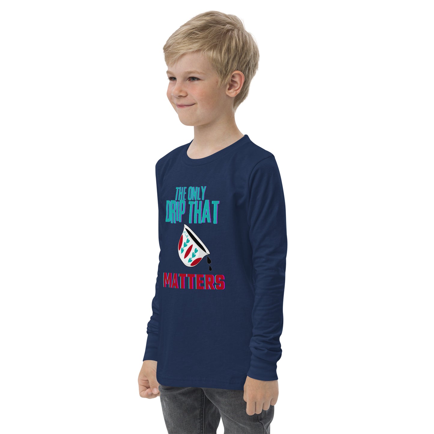 Qahwa Drip Youth Long Sleeve