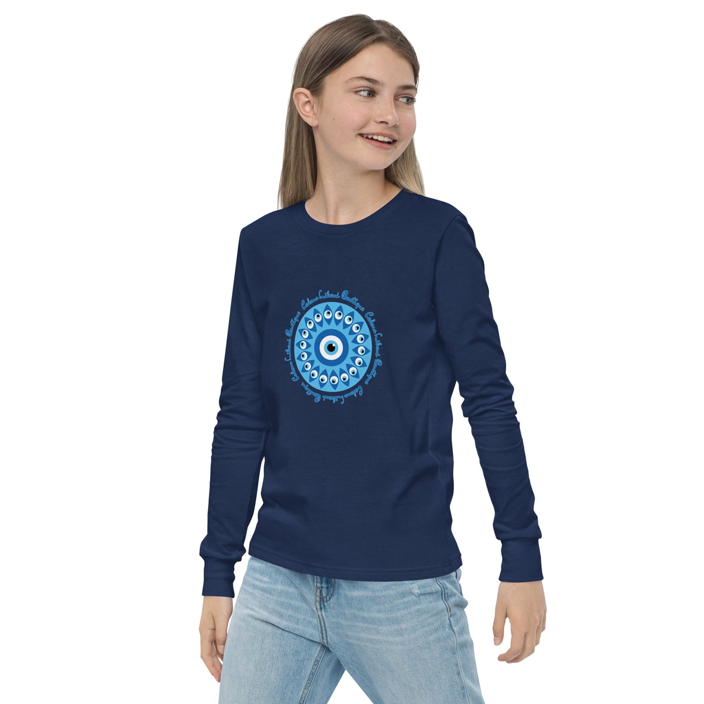 Evil Eye Wheel Youth Long Sleeve