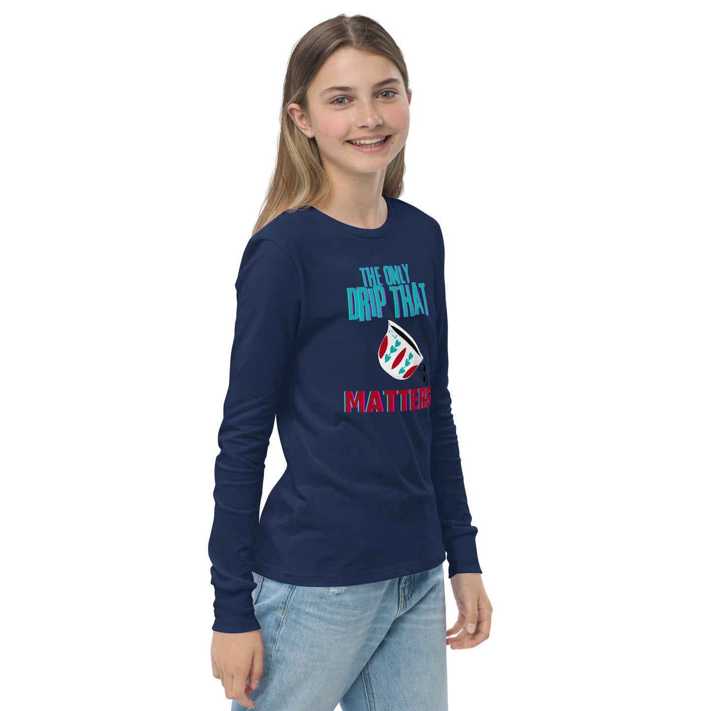 Qahwa Drip Youth Long Sleeve