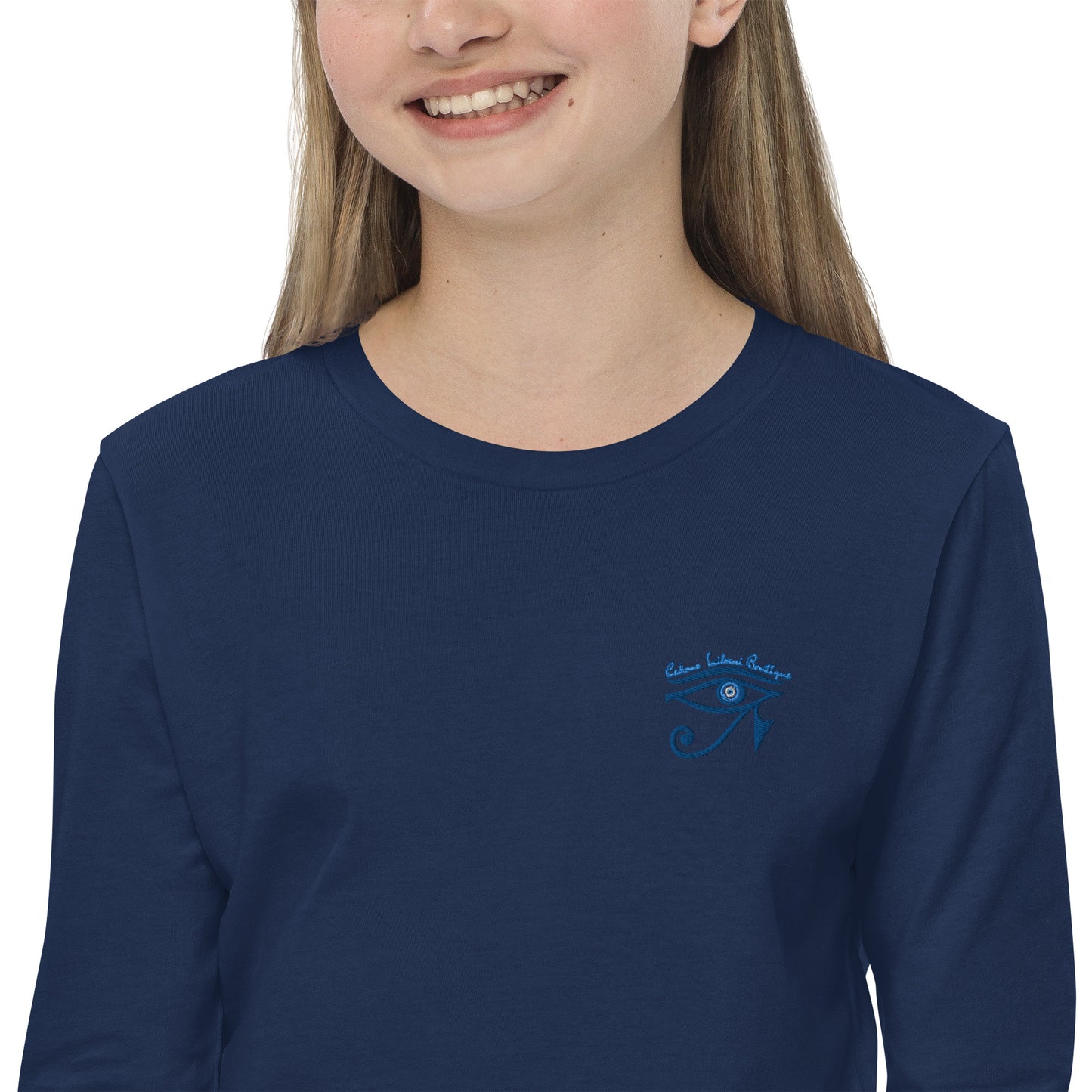 Horus Embroidery Youth Long Sleeve