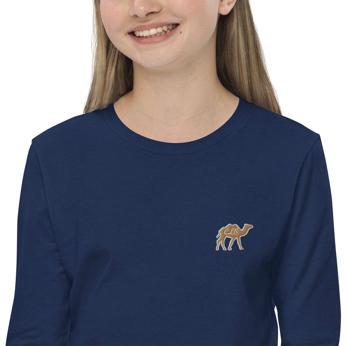 Camelus Embroidery Youth Long Sleeve