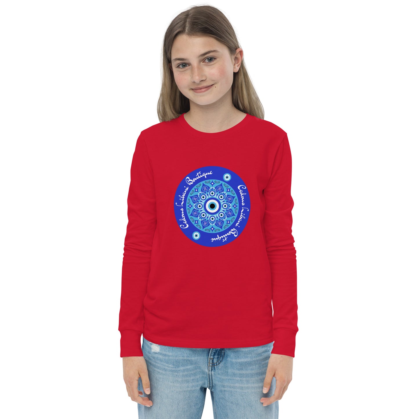 Evil Eye Mosaic Youth Long Sleeve