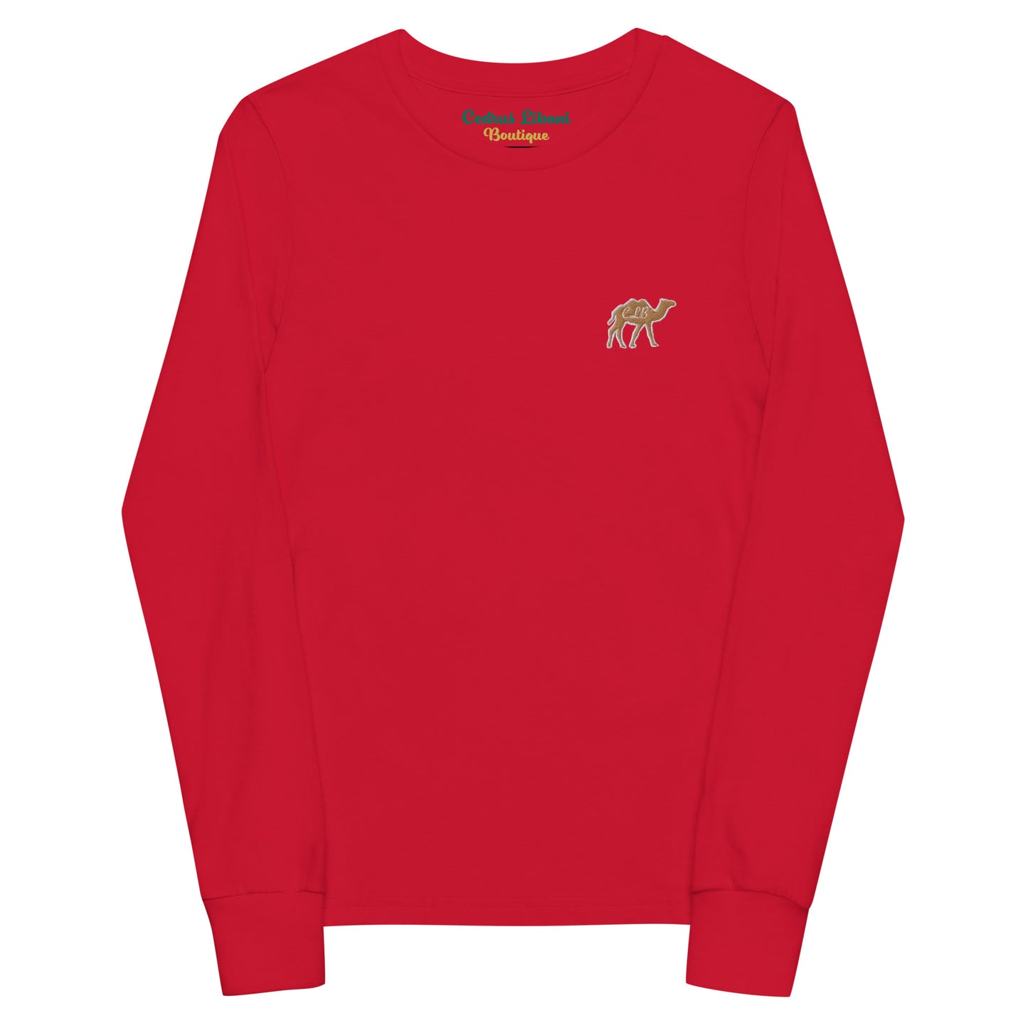 Camelus Embroidery Youth Long Sleeve