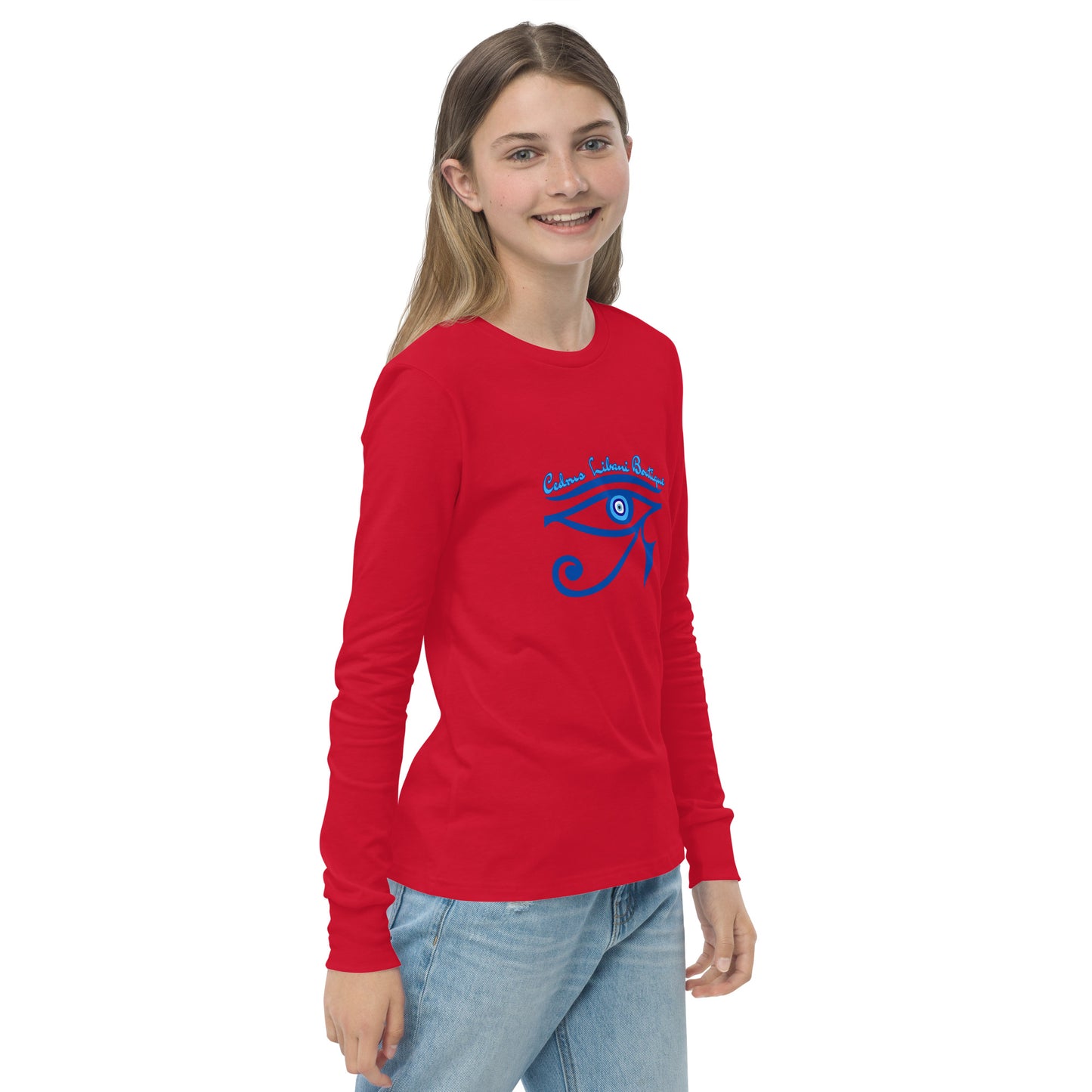 Horus Embroidery Youth Long Sleeve