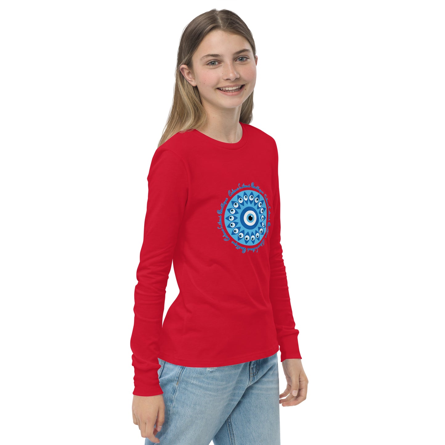 Evil Eye Wheel Youth Long Sleeve