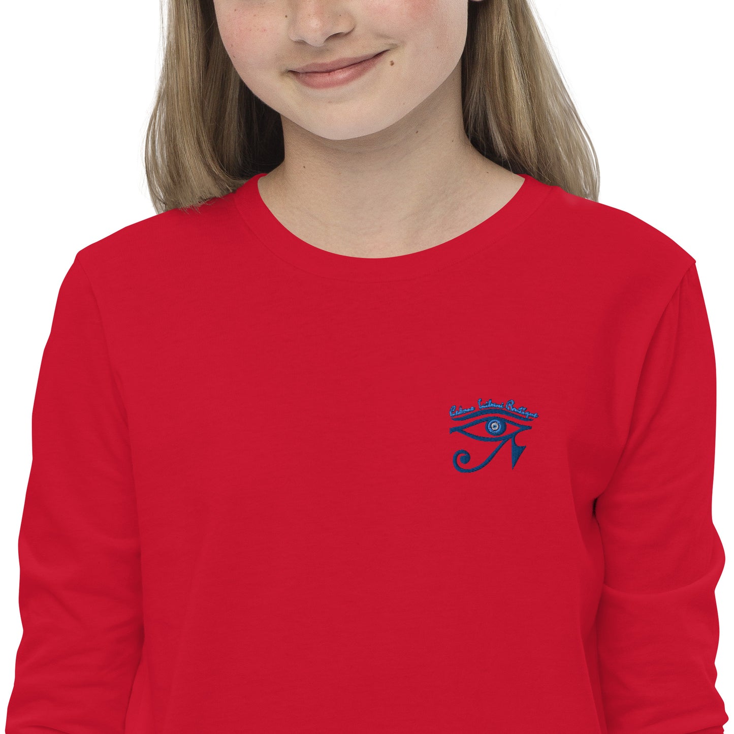 Horus Embroidery Youth Long Sleeve