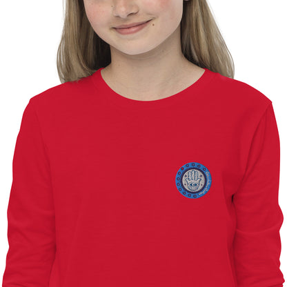 Hamsa Embroidery Youth Long Sleeve