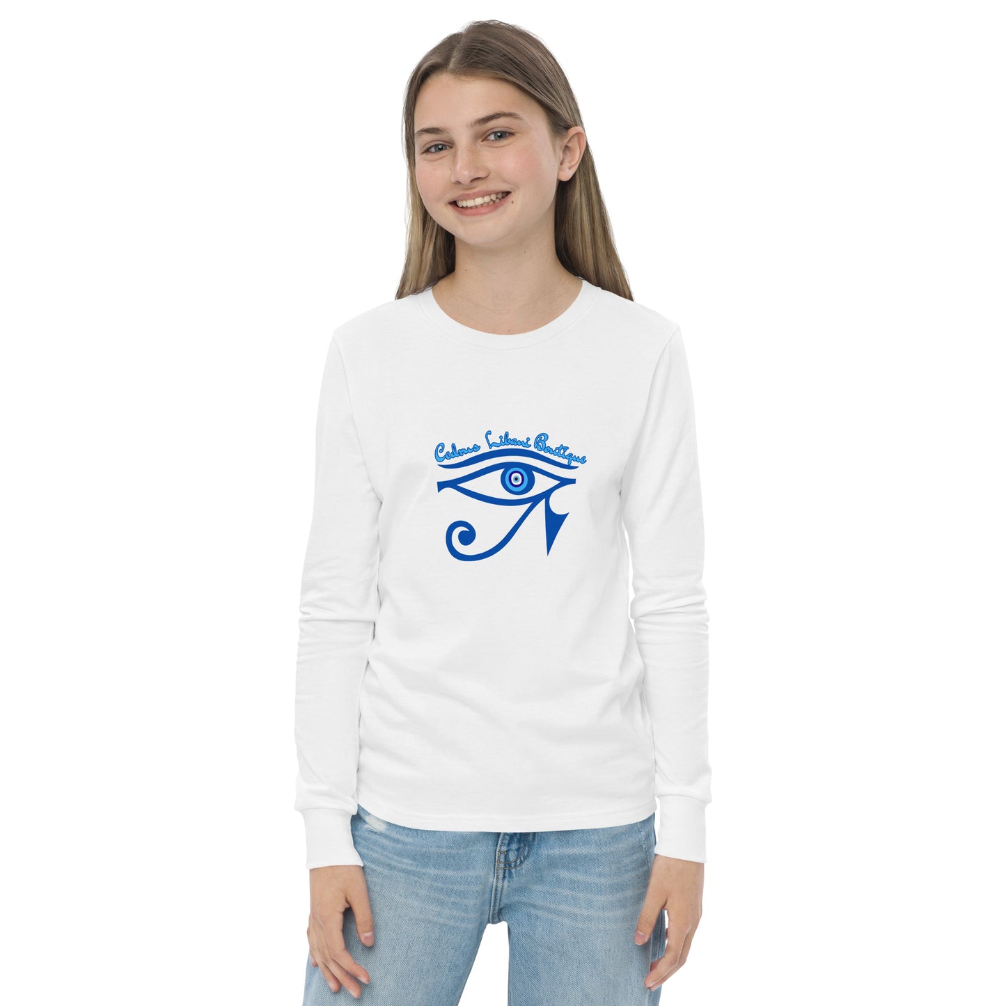 Horus Embroidery Youth Long Sleeve