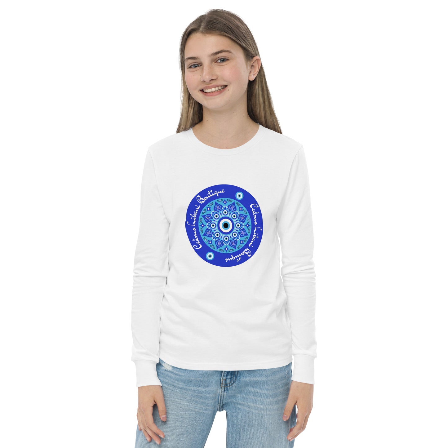 Evil Eye Mosaic Youth Long Sleeve